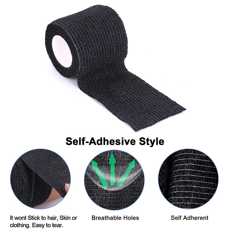 10 Rolls Cohesive Elastic Bandage Self Adhesive Wrist Ankle Gauze Tape Vet Wrap