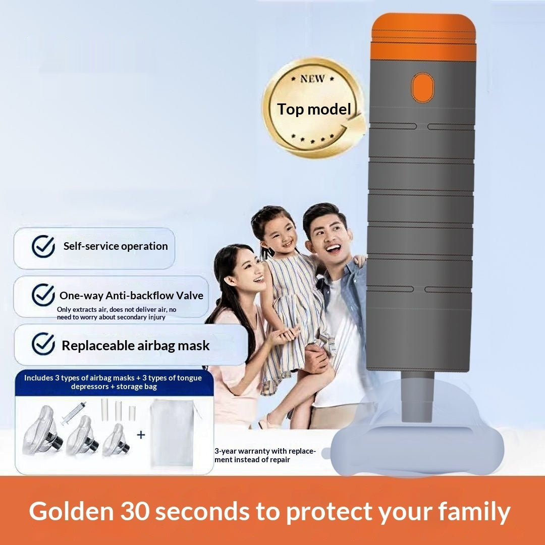 Infant And Child First Aid Heimlich Maneuver With Automatic Throat Negative Pressure Suction For Choking In Elderly At Home