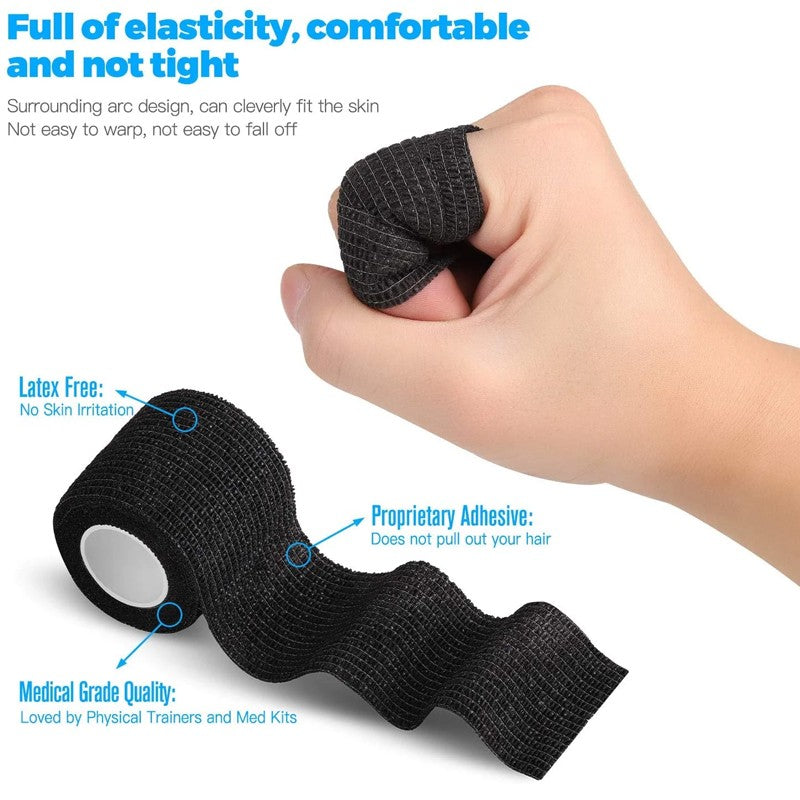 10 Rolls Cohesive Elastic Bandage Self Adhesive Wrist Ankle Gauze Tape Vet Wrap